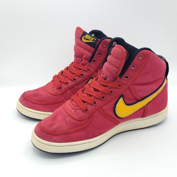 RARE 2004 Nike Vandal Hi Canvas Varsity Red yellow 308852-671 Men’s Size 8.5 main image 5